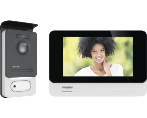 Philips video-intercomsysteem met buiten- en binnenunit Philips video-intercomsysteem met buiten- en binnenunit