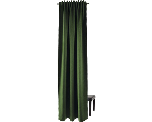 HOMING Gordijn met plooiband Galdin groen 140x245 cm