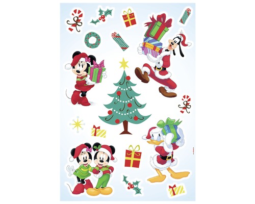 KOMAR Muursticker 14063H Mickey Christmas presents 50x70 cm