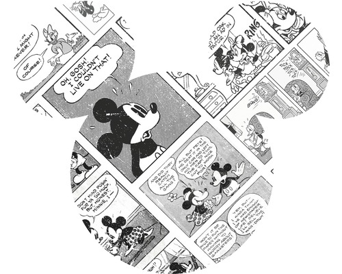KOMAR Muursticker Dot DD1-007 Mickey comic cartoon 127x127 cm-0