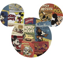 Mickey Mouse motief in stripboekstijl