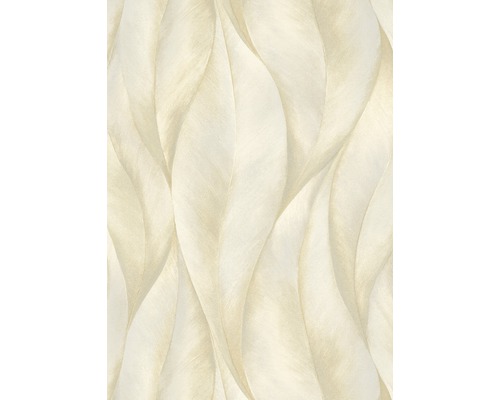 Behang met abstract bladmotief