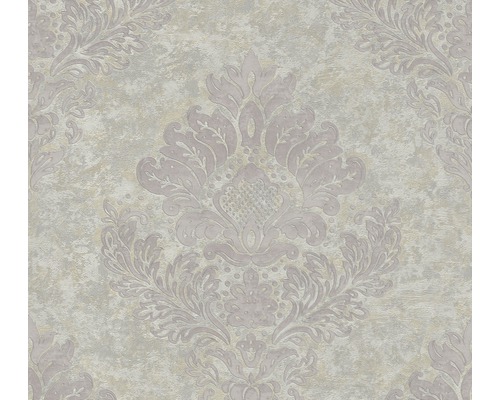 A.S. CRÉATION Vliesbehang 37901-4 Metropolitan Stories 2 damask grijs Behang met bloemmotief