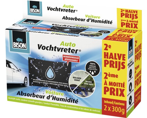 Bison Auto Vochtvreter 2 stuks verpakking