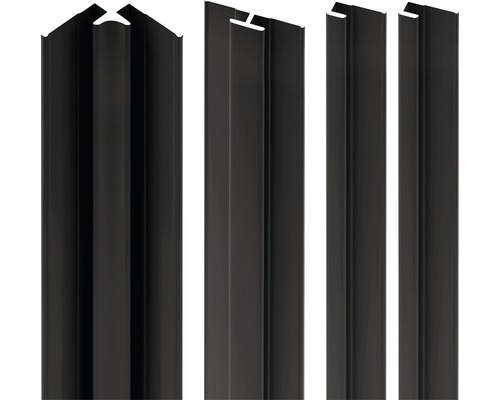 SCHULTE Profielset ExpressPlus Decodesign 210 cm zwart