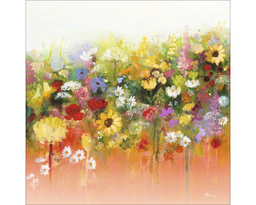 Schilderij met bloemmotief