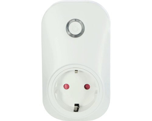 Wit smart home stopcontact met schakelaar