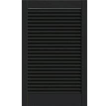 Grenen louvredeur open zwart 99,3 x 59,4 cm-thumb-0