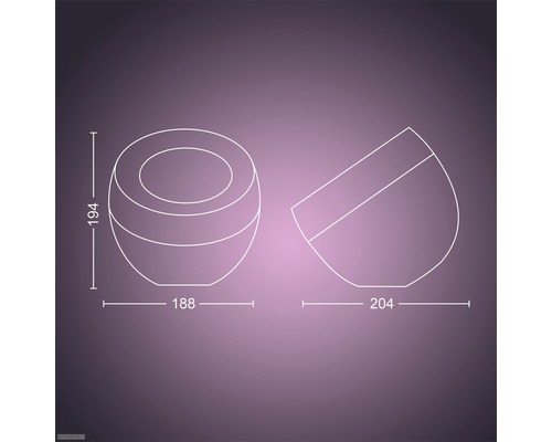 Technische tekening van een plantenbak met maatvoering.