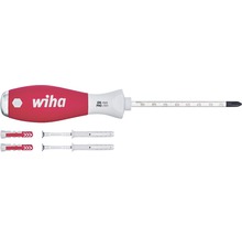 WIHA Pluggat-slagschroevendraaierset SoftFinish, 5-delig
