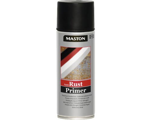 MASTON Spuitlak Anti-roest primer zwart 400 ml Maston Anti-roest primer spuitbus