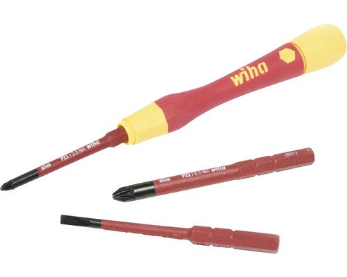 Wiha schroevendraaier met verwisselbare messen