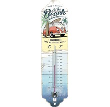 NOSTALGIC-ART Thermometer Volkswagen Bulli Beach 6,5x28 cm-thumb-0
