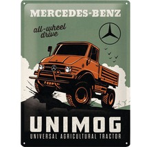 Mercedes-Benz Unimog metalen bord