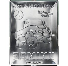 Mercedes-Benz oldtimer reliëf metalen bord