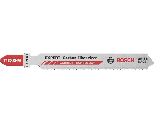 BOSCH Decoupeerzaagblad T 108 BHM Expert Carbon Fiber clean, 3 stuks