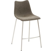 Barstoel met bekleding en metalen frame
