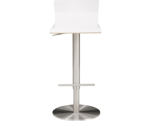 Barhocker met metalen voet en zitting