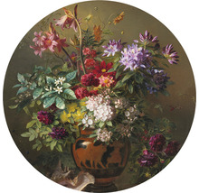 SPECIAL DECORATION Fotobehang vlies Van Os Bloemen ø 142,5 cm