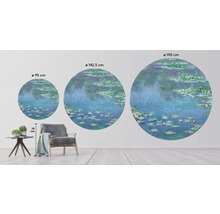 SPECIAL DECORATION Fotobehang vlies Monet Waterlelies ø 142,5 cm