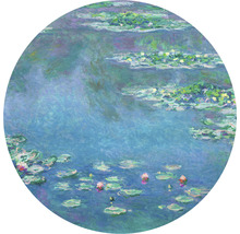 SPECIAL DECORATION Fotobehang vlies Monet Waterlelies ø 142,5 cm