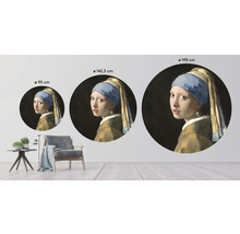 SPECIAL DECORATION Fotobehang vlies Vermeer Meisje met de parel ø 142,5 cm