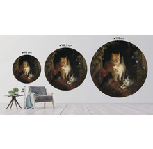 Wanddecoratie met kattenmotief in verschillende formaten