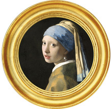 SPECIAL DECORATION Fotobehang vlies Vermeer Meisje met de parel ø 142,5 cm