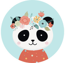 SPECIAL DECORATION Fotobehang vlies Panda ø 142,5 cm