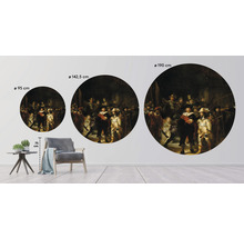 SPECIAL DECORATION Fotobehang vlies Rembrandt Nachtwacht ø 190 cm