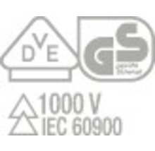 VDE keurmerk, GS keurmerk, 1000 volt, IEC 60900
