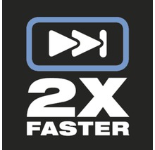 2x sneller vooruitspoelen