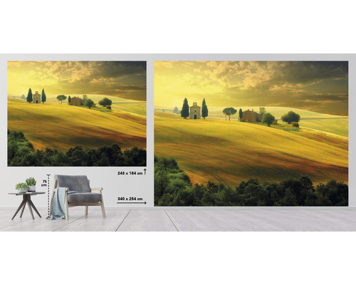 Fotobehang met landschapsmotief, Toscane