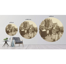 SPECIAL DECORATION Fotobehang vlies Klederdracht II ø 190 cm