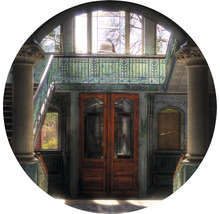 SPECIAL DECORATION Fotobehang vlies Old hospital II ø 190 cm