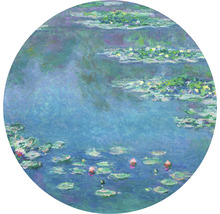SPECIAL DECORATION Fotobehang vlies Monet Waterlelies ø 190 cm