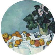 SPECIAL DECORATION Fotobehang vlies Paul Cézanne Stilleven ø 190 cm