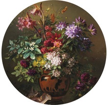 SPECIAL DECORATION Fotobehang vlies Van Os Bloemen ø 190 cm