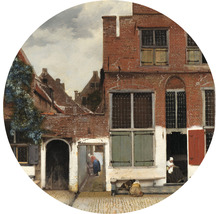 SPECIAL DECORATION Fotobehang vlies Vermeer Straatje ø 190 cm