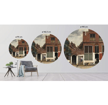 SPECIAL DECORATION Fotobehang vlies Vermeer Straatje ø 190 cm