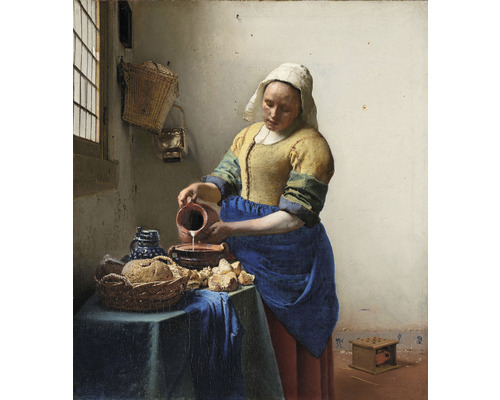 SPECIAL DECORATION Fotobehang vlies Vermeer Melkmeisje 243x280 cm