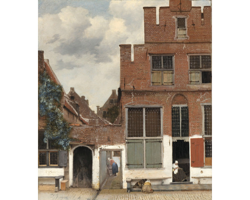 SPECIAL DECORATION Fotobehang vlies Vermeer Straatje 243x280 cm
