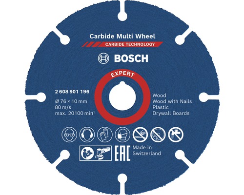 BOSCH Doorslijpschijf Expert Carbide Multi Wheel Ø 76 mm