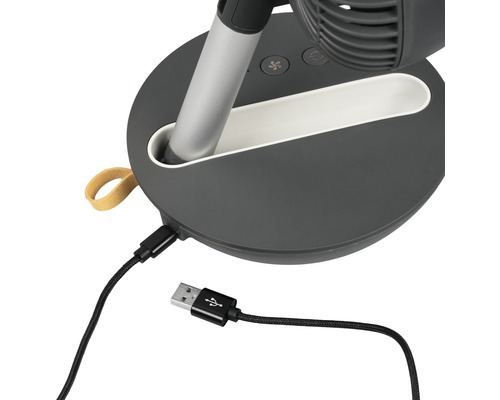 Tafelventilator met USB-kabelaansluiting