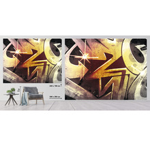 SPECIAL DECORATION Fotobehang vlies Graffiti 340x254 cm