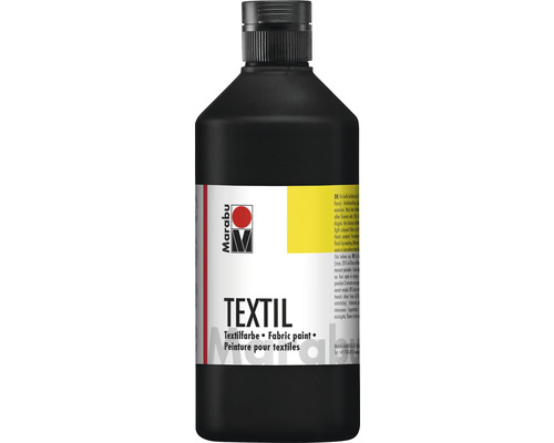 MARABU Textiefverf zwart 073 500 ml