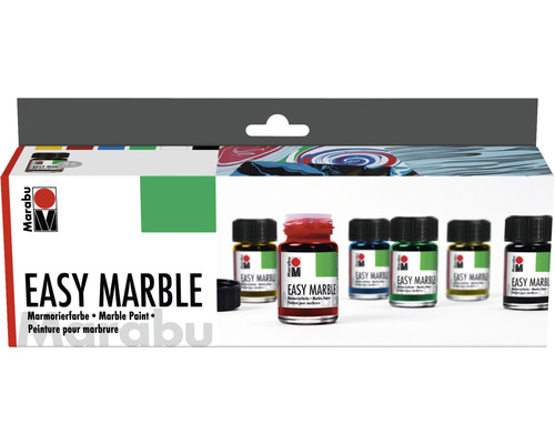 MARABU Marmerverf easy marble 6 x 15 ml