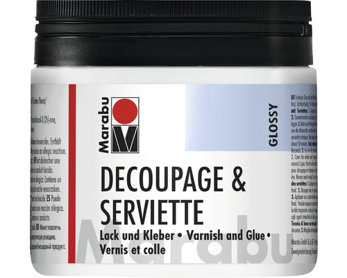 MARABU Servetten-decoupage lijm/lak glanzend Marabu Decoupage en Servette lak en lijm