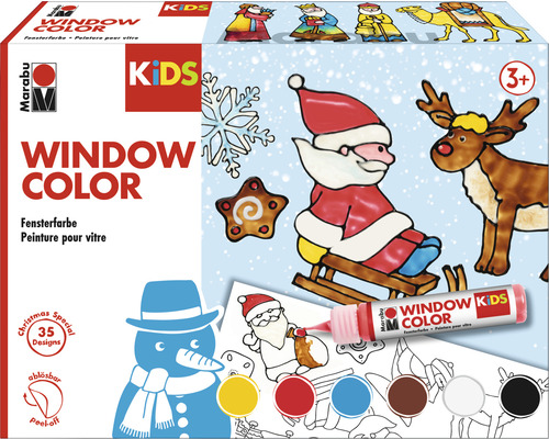 MARABU Kids window color christmas 6 x 25 ml