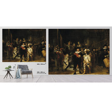 SPECIAL DECORATION Fotobehang vlies Rembrandt Nachtwacht 340x254 cm